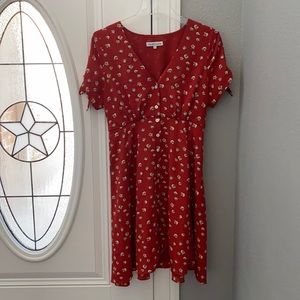 Heartloom burnt orange dress size M